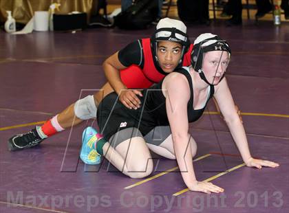 Thumbnail 3 in CIF State Girls Wrestling Championships (Round 4) photogallery.
