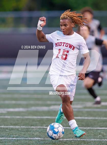 Thumbnail 2 in Midtown vs McIntosh (GHSA 5A Semifinal) photogallery.