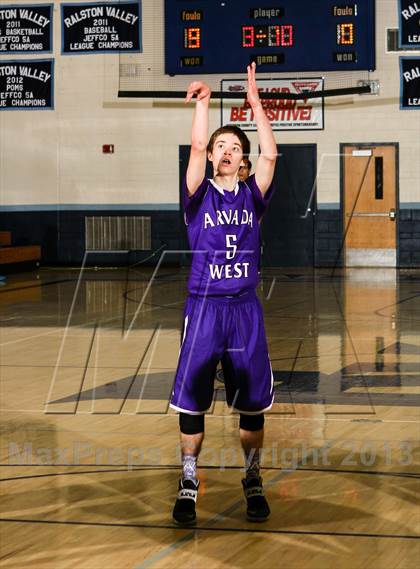 Thumbnail 1 in Arvada West vs. D'Evelyn (Ralston Roundup) photogallery.