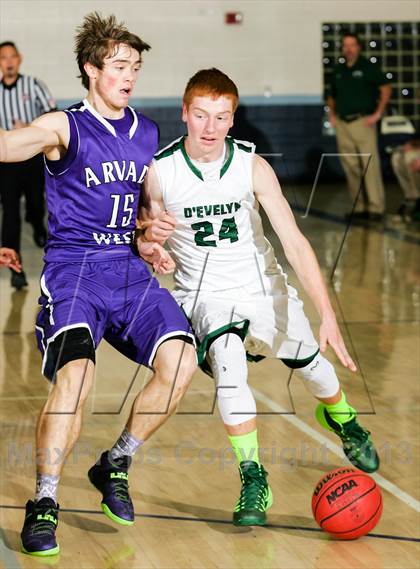 Thumbnail 3 in Arvada West vs. D'Evelyn (Ralston Roundup) photogallery.