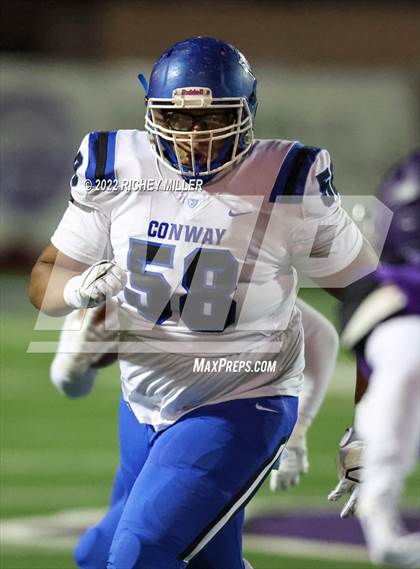 Thumbnail 1 in Conway @ Fayetteville (AAA 7A 2nd Round Playoff) photogallery.