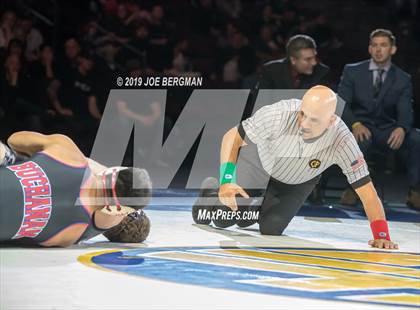 Thumbnail 1 in CIF State Boys Wrestling Championships (Finals; 152lbs - 285llbs) photogallery.