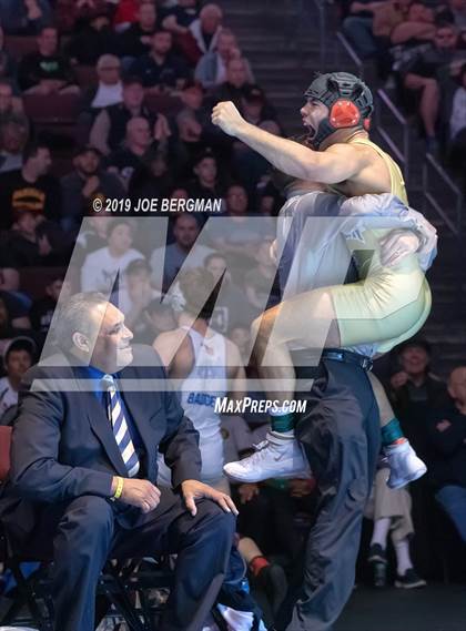 Thumbnail 3 in CIF State Boys Wrestling Championships (Finals; 152lbs - 285llbs) photogallery.