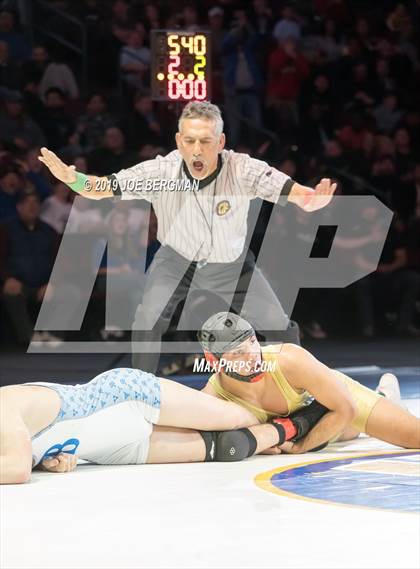 Thumbnail 3 in CIF State Boys Wrestling Championships (Finals; 152lbs - 285llbs) photogallery.