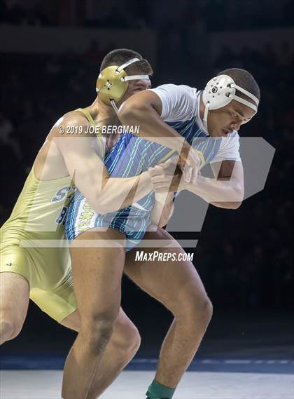 Thumbnail 3 in CIF State Boys Wrestling Championships (Finals; 152lbs - 285llbs) photogallery.