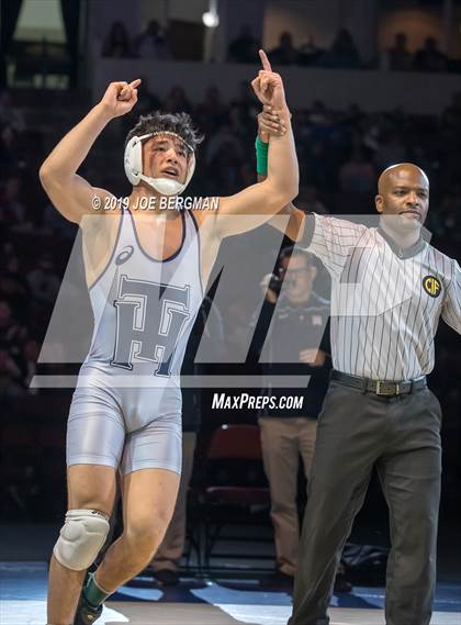 Thumbnail 3 in CIF State Boys Wrestling Championships (Finals; 152lbs - 285llbs) photogallery.