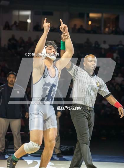 Thumbnail 3 in CIF State Boys Wrestling Championships (Finals; 152lbs - 285llbs) photogallery.