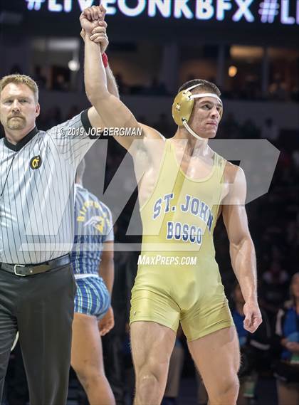 Thumbnail 2 in CIF State Boys Wrestling Championships (Finals; 152lbs - 285llbs) photogallery.