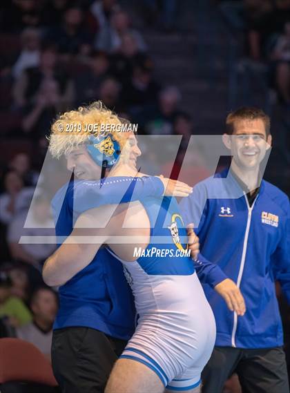 Thumbnail 1 in CIF State Boys Wrestling Championships (Finals; 152lbs - 285llbs) photogallery.
