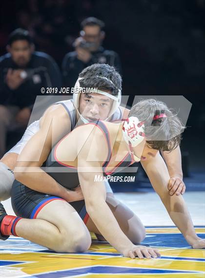 Thumbnail 1 in CIF State Boys Wrestling Championships (Finals; 152lbs - 285llbs) photogallery.