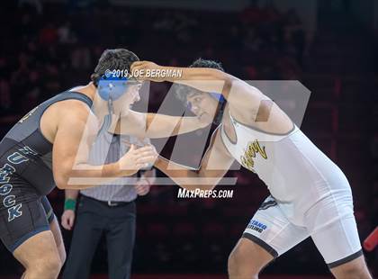 Thumbnail 2 in CIF State Boys Wrestling Championships (Finals; 152lbs - 285llbs) photogallery.