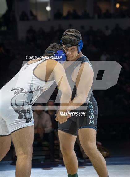 Thumbnail 3 in CIF State Boys Wrestling Championships (Finals; 152lbs - 285llbs) photogallery.