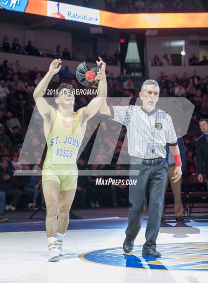 Thumbnail 2 in CIF State Boys Wrestling Championships (Finals; 152lbs - 285llbs) photogallery.