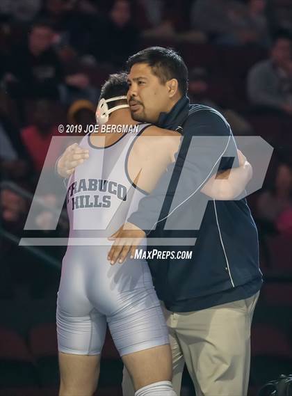 Thumbnail 1 in CIF State Boys Wrestling Championships (Finals; 152lbs - 285llbs) photogallery.