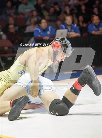 Thumbnail 2 in CIF State Boys Wrestling Championships (Finals; 152lbs - 285llbs) photogallery.