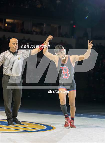 Thumbnail 1 in CIF State Boys Wrestling Championships (Finals; 152lbs - 285llbs) photogallery.
