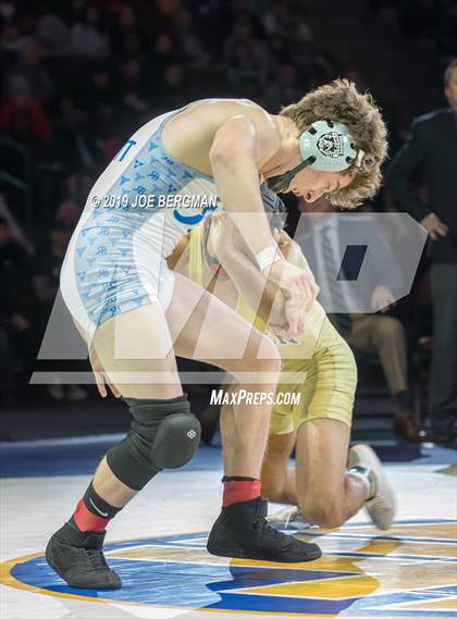 Thumbnail 1 in CIF State Boys Wrestling Championships (Finals; 152lbs - 285llbs) photogallery.