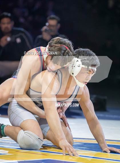 Thumbnail 2 in CIF State Boys Wrestling Championships (Finals; 152lbs - 285llbs) photogallery.