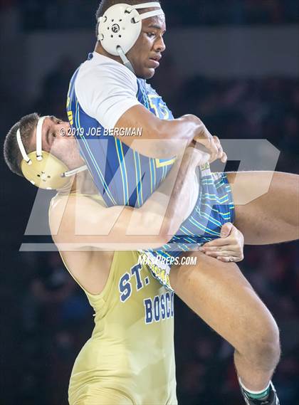Thumbnail 2 in CIF State Boys Wrestling Championships (Finals; 152lbs - 285llbs) photogallery.