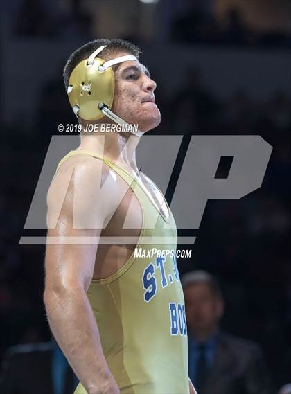 Thumbnail 1 in CIF State Boys Wrestling Championships (Finals; 152lbs - 285llbs) photogallery.