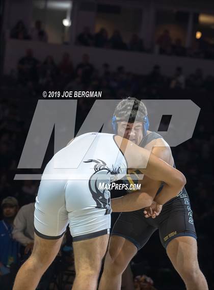Thumbnail 3 in CIF State Boys Wrestling Championships (Finals; 152lbs - 285llbs) photogallery.