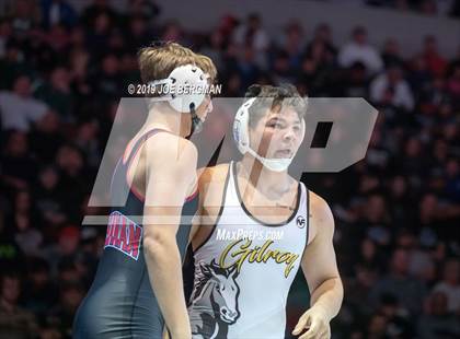 Thumbnail 2 in CIF State Boys Wrestling Championships (Finals; 152lbs - 285llbs) photogallery.