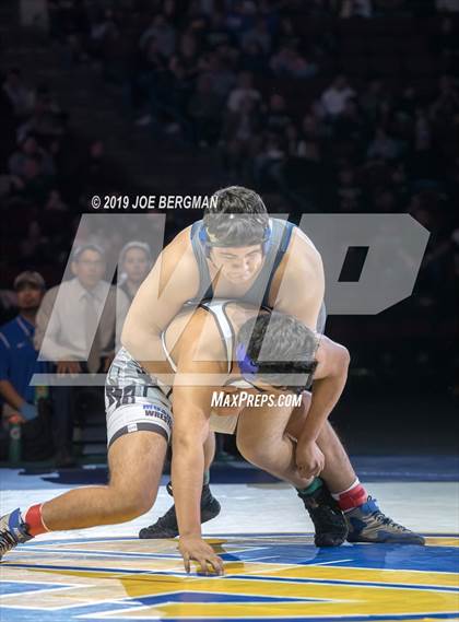 Thumbnail 1 in CIF State Boys Wrestling Championships (Finals; 152lbs - 285llbs) photogallery.