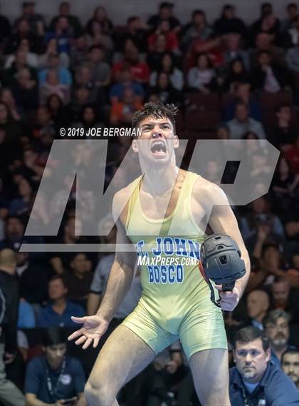 Thumbnail 1 in CIF State Boys Wrestling Championships (Finals; 152lbs - 285llbs) photogallery.