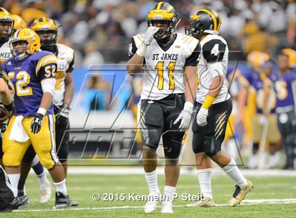 Thumbnail 1 in St. James @ Lutcher (LHSAA Class 3A Final) photogallery.