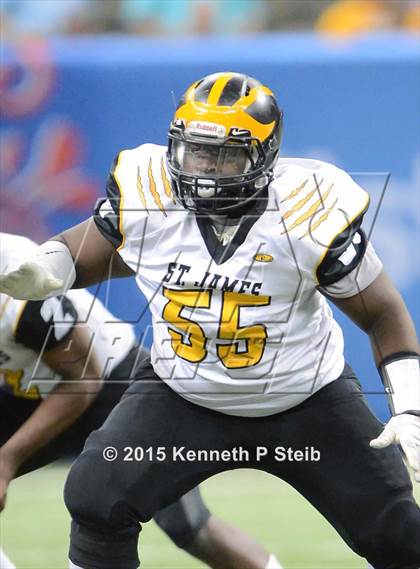 Thumbnail 3 in St. James @ Lutcher (LHSAA Class 3A Final) photogallery.