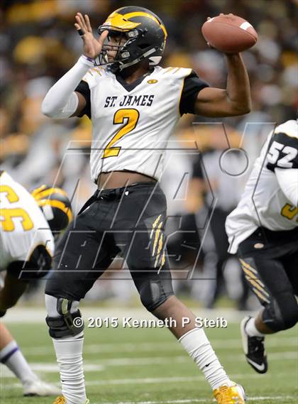 Thumbnail 1 in St. James @ Lutcher (LHSAA Class 3A Final) photogallery.