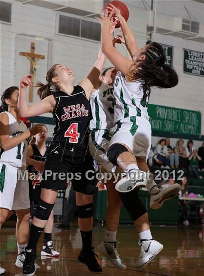 Thumbnail 1 in Mesa Grande Academy @ Providence (CIF SS Playoffs) photogallery.