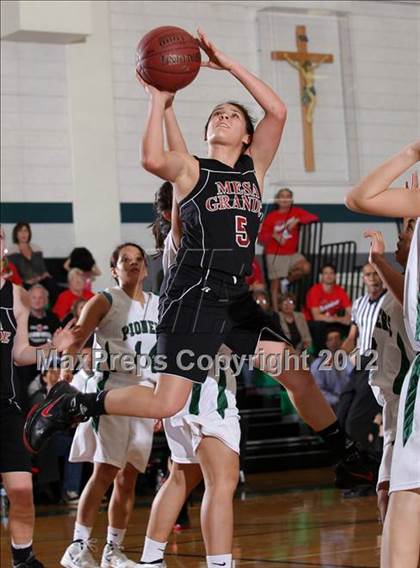 Thumbnail 1 in Mesa Grande Academy @ Providence (CIF SS Playoffs) photogallery.