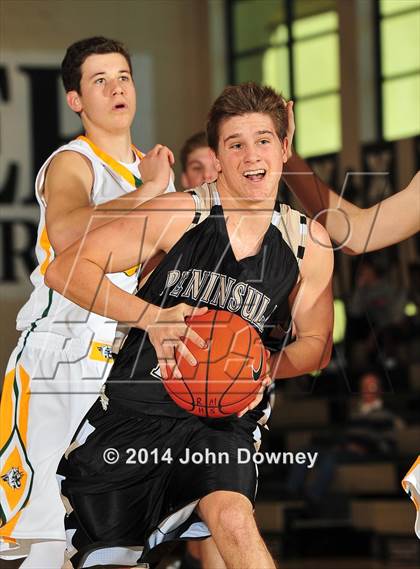 Thumbnail 1 in Palos Verdes Peninsula vs. Brea Olinda (MaxPreps Holiday Classic) photogallery.