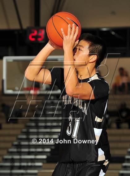 Thumbnail 3 in Palos Verdes Peninsula vs. Brea Olinda (MaxPreps Holiday Classic) photogallery.