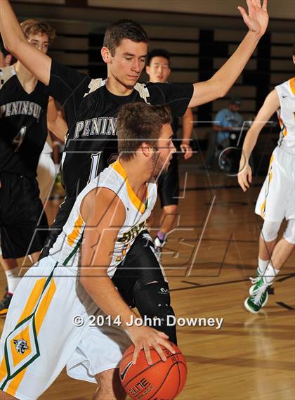 Thumbnail 3 in Palos Verdes Peninsula vs. Brea Olinda (MaxPreps Holiday Classic) photogallery.