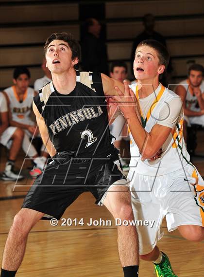 Thumbnail 1 in Palos Verdes Peninsula vs. Brea Olinda (MaxPreps Holiday Classic) photogallery.