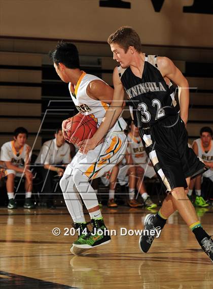 Thumbnail 1 in Palos Verdes Peninsula vs. Brea Olinda (MaxPreps Holiday Classic) photogallery.
