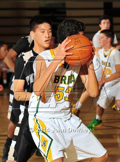 Thumbnail 2 in Palos Verdes Peninsula vs. Brea Olinda (MaxPreps Holiday Classic) photogallery.