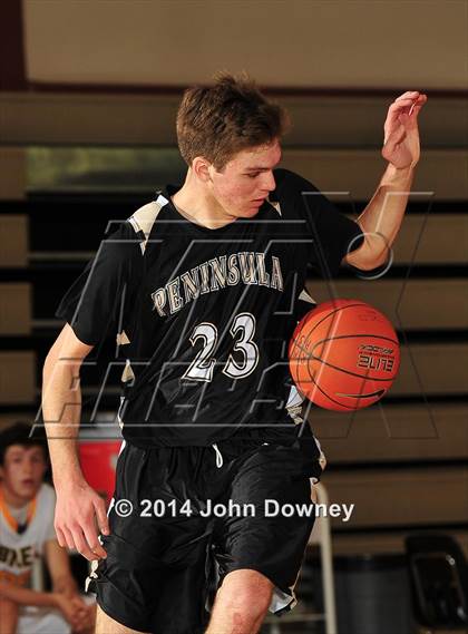 Thumbnail 1 in Palos Verdes Peninsula vs. Brea Olinda (MaxPreps Holiday Classic) photogallery.