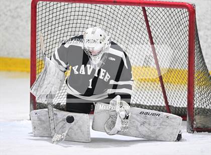 Thumbnail 3 in Xavier @ Fairfield Prep (SCC D1 Semifinal) photogallery.