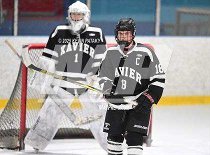Thumbnail 3 in Xavier @ Fairfield Prep (SCC D1 Semifinal) photogallery.