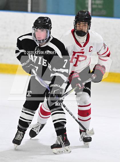 Thumbnail 2 in Xavier @ Fairfield Prep (SCC D1 Semifinal) photogallery.