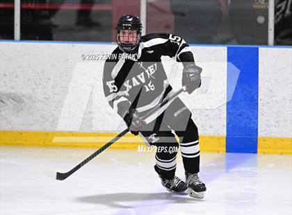 Thumbnail 2 in Xavier @ Fairfield Prep (SCC D1 Semifinal) photogallery.