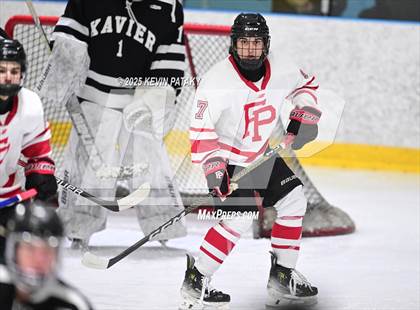Thumbnail 3 in Xavier @ Fairfield Prep (SCC D1 Semifinal) photogallery.