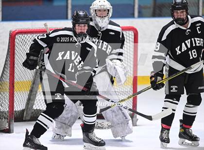 Thumbnail 2 in Xavier @ Fairfield Prep (SCC D1 Semifinal) photogallery.
