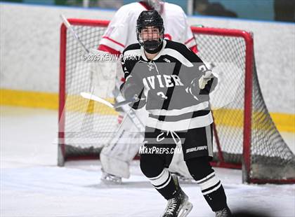 Thumbnail 3 in Xavier @ Fairfield Prep (SCC D1 Semifinal) photogallery.