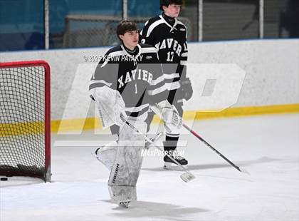 Thumbnail 3 in Xavier @ Fairfield Prep (SCC D1 Semifinal) photogallery.