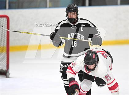 Thumbnail 3 in Xavier @ Fairfield Prep (SCC D1 Semifinal) photogallery.
