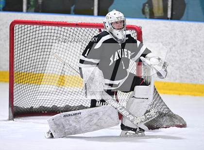 Thumbnail 2 in Xavier @ Fairfield Prep (SCC D1 Semifinal) photogallery.